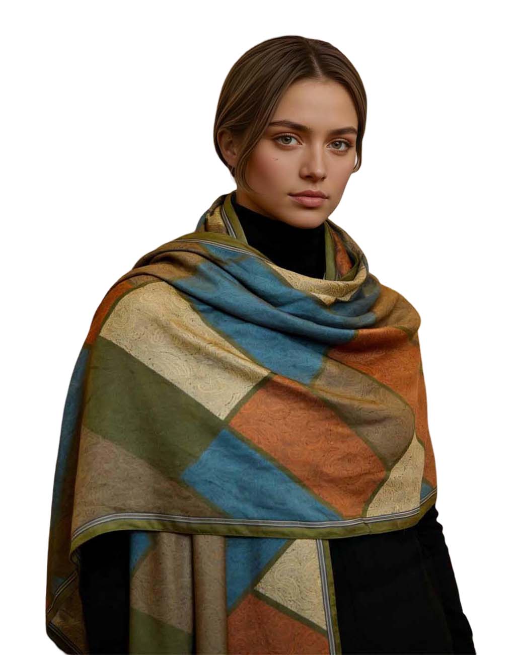 xyueanlo CC-014 Color Canvas Scarf - View 1